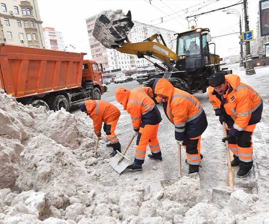 Уборка снега в Голицыно и  Московской области
